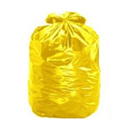 Saco de Lixo 60 Litros Amarelo com 100und